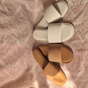 2 PAIRS - A New Day slide sandals